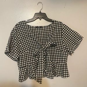Gingham top